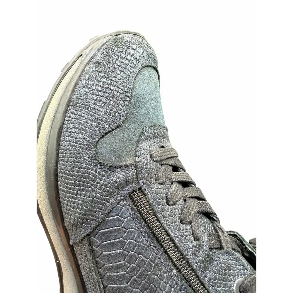 Xsensible Stretchwalker Zip Lace Sneakers Dark Blue Women 7.5 EU 38